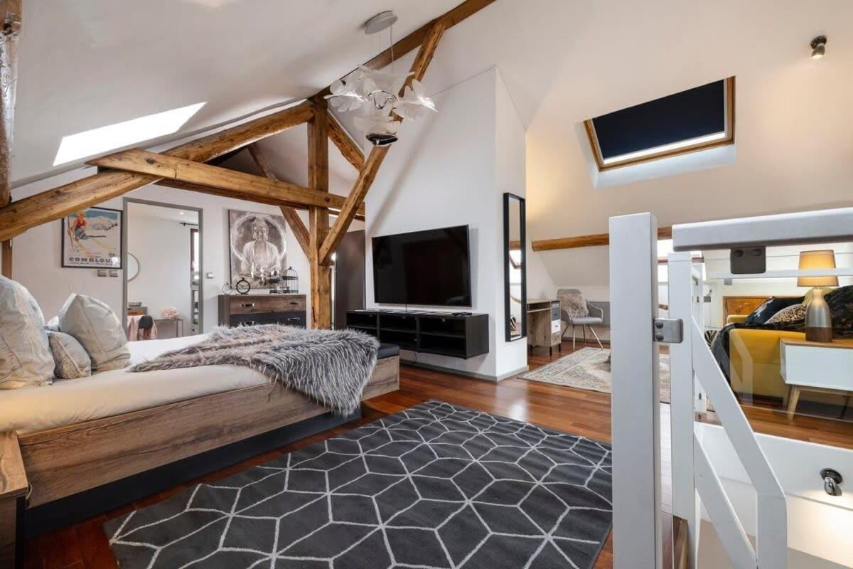 Apartamento Penthouse 130m2 Centre & Quiet - Parking - Jacuzzi *