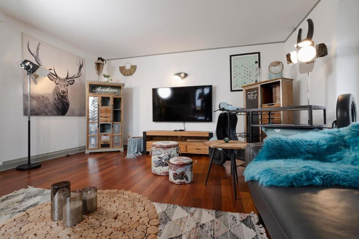 Penthouse 130m2 Centre & Quiet - Parking - Jacuzzi