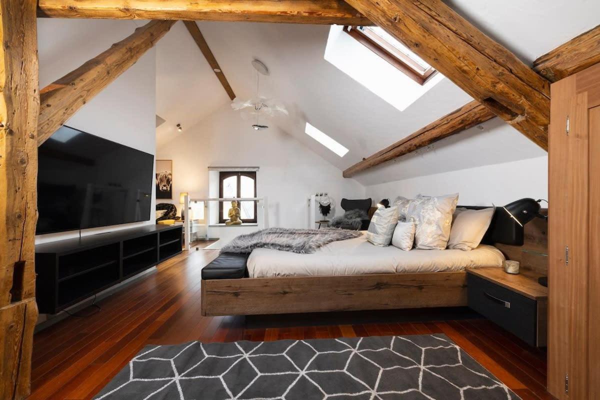 Penthouse 130m2 Centre & Quiet - Parking - Jacuzzi Apartamento Chamonix